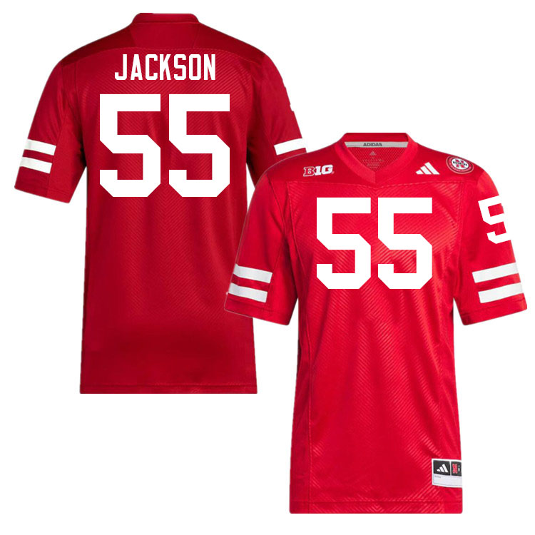 Men #55 Vincent Jackson Nebraska Cornhuskers College Football Jerseys Stitched Sale-Scarlet